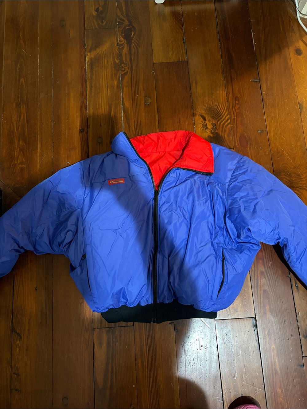 Vintage 1990s Colombia M Reversible vintage ski puffer jacket